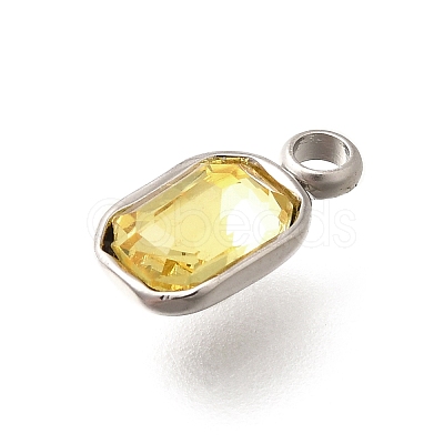 304 Stainless Steel Pendants STAS-Q346-03P-07-1