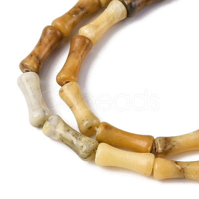 Natural Yellow Opal Beads Strands G-L624-G10-12x5mm-1
