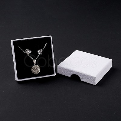 Paper with Sponge Mat Necklace Boxes X-OBOX-G018-01A-03-1