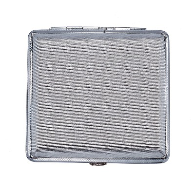 Shining Square Alloy Cigarette Cases AJEW-L014-02-1