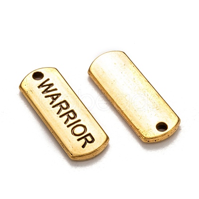 Tibetan Style Alloy Rectangle Pendants TIBEP-Q043-050AG-RS-1