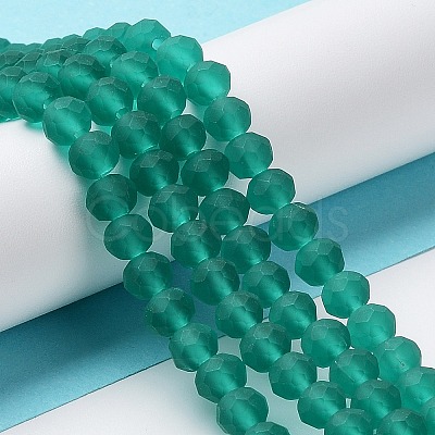 Transparent Glass Beads Strands EGLA-A034-T10mm-MD18-1