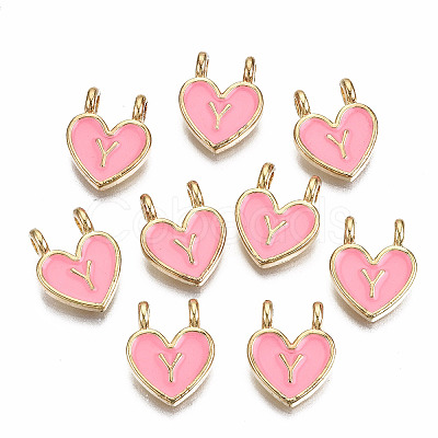Alloy Enamel Charms X-ENAM-T012-02Y-RS-1