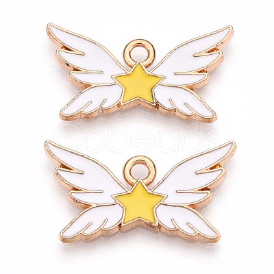 Alloy Enamel Pendants ENAM-N056-438-1