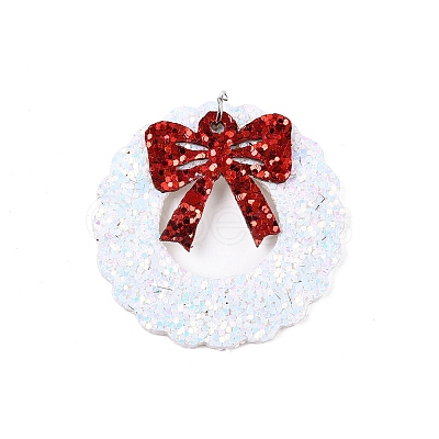 PU Leather Big Pendants FIND-N005-73B-1