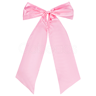 Polyester Big Bowknot for Christmas Decoration HJEW-WH0063-006A-1