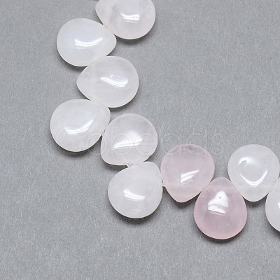 Natural Rose Quartz Gemstone Beads Strands G-T005-18-1