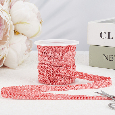10Yards Polyester Lace Trim Ribbon OCOR-GF0004-83A-1
