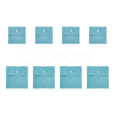 8Pcs 2 Style Square Velvet Jewelry Bags TP-HY0001-06B-1
