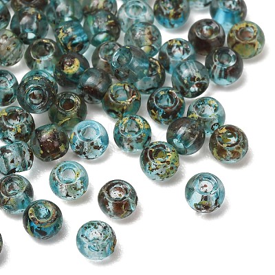 Picasso Transparent Glass Beads GL-CBA5413-01A-1
