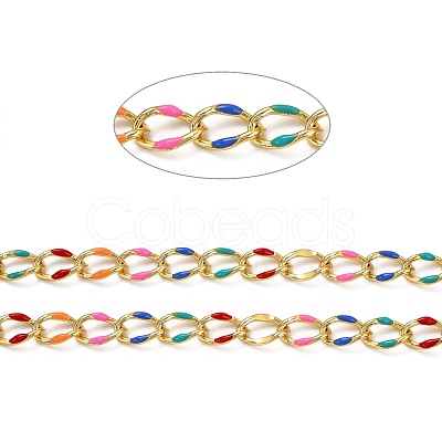 Brass Curb Chains CHC-L039-46E-G-1