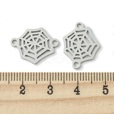Non-Tarnish 201 Stainless Steel Connector Charms STAS-U003-02P-1