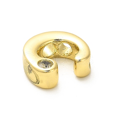 Rack Plating Brass Cubic Zirconia Beads KK-L210-008G-C-1