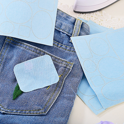 5 Sheets Denim Self-adhesive Patches PATC-TA0001-61A-1