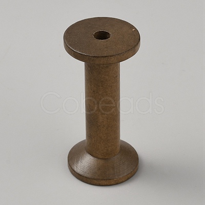 Wood Thread Bobbins TOOL-WH0159-36B-1