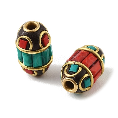 Handmade Polymer Clay Indonesia Beads PY-CBAAA14-09C-1