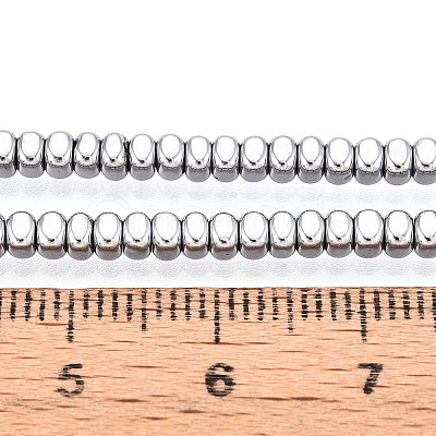 Electroplated Synthetic Non-magnetic Hematite Beads Strands G-T139-61A-1