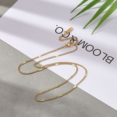 304 Stainless Steel Figaro Chain Necklaces NJEW-JN03487-02-1