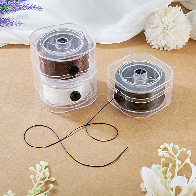 3 Boxes 3 Colors Flat Elastic Crystal String EW-TA0001-12C-1