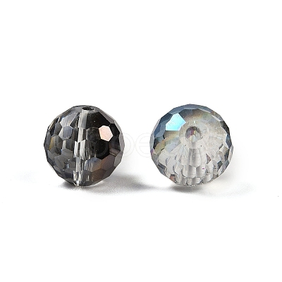 Transparent Electroplate Glass Beads EGLA-N002-31-G-1