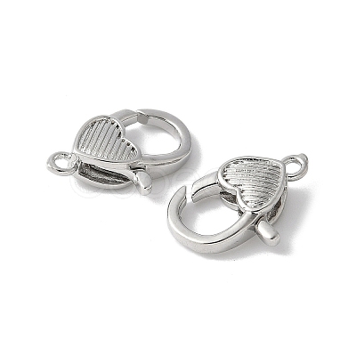 Brass Lobster Claw Clasps KK-F893-11P-1