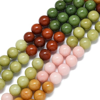 Natural Malaysia Jade Beads Strands G-B165-C07-10mm-1