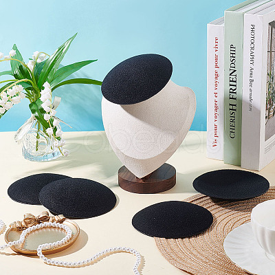 Cloth Round Fascinator Hat Base for Millinery Magic AJEW-WH0270-739B-1