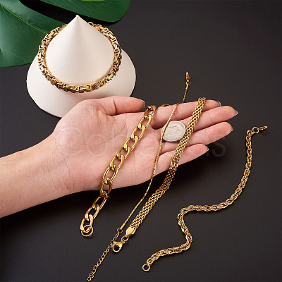 304 Stainless Steel Chain Bracelets STAS-TA0004-58-1