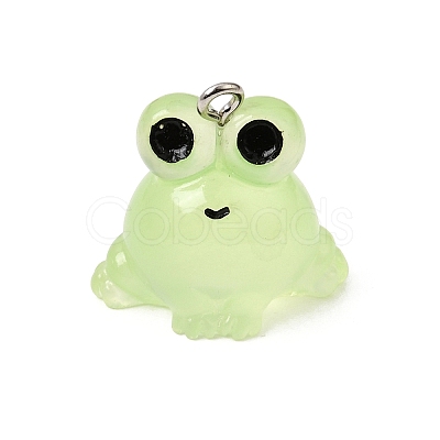 Luminous Transparent Resin Pendants RE-CBAD0A2-01P-1