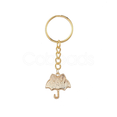 Alloy Enamel Pendants Keychain Sets KEYC-JKC00475-1