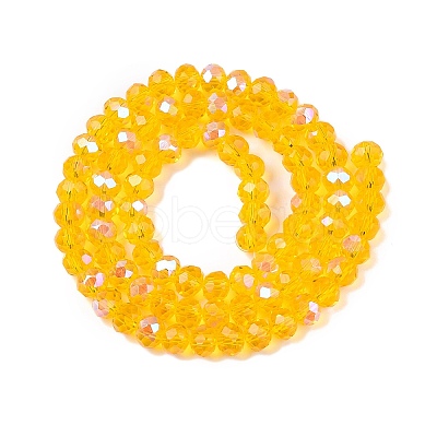 Electroplate Glass Beads Strands EGLA-A044-T6mm-L05-1