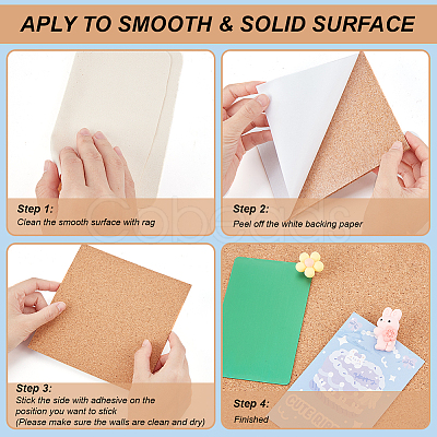 Self Adhesive Cork Sheets DIY-WH0430-452B-1