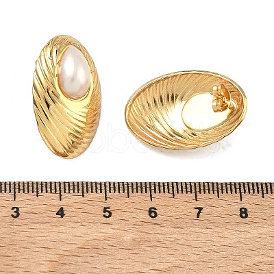 201 Stainless Steel Stud Earrings EJEW-D354-08G-05-1