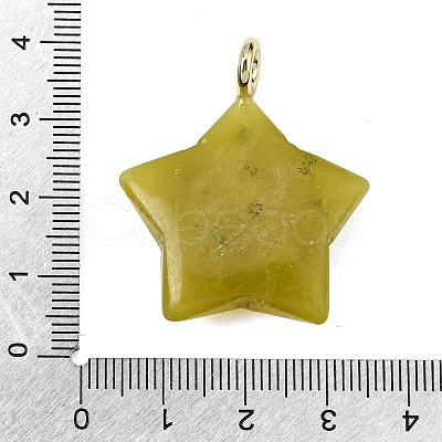 Natural Lemon Jade Pendants G-Z157-01G-06-1