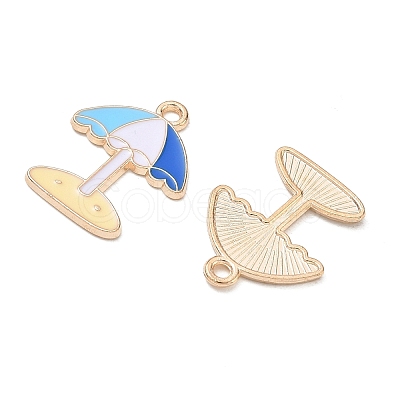 Alloy Enamel Pendants AL-CBAE435-14G-01-1