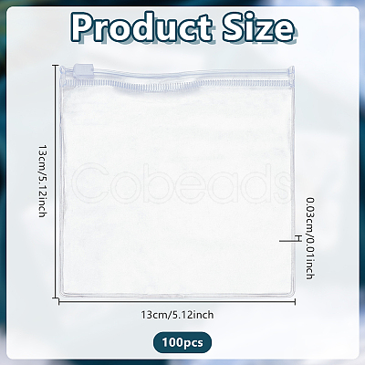 100Pcs PVC Anti Oxidation Resealable Bags CON-GO0001-07-1