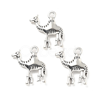 Tibetan Style Alloy Animals Pendants PALLOY-V007-01AS-04-1