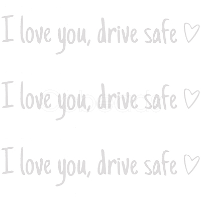 PVC Self Adhesive Car Stickers STIC-WH20004-01A-02-1