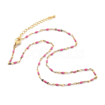 304 Stainless Steel Link Chain Necklaces NJEW-JN03084-03-1