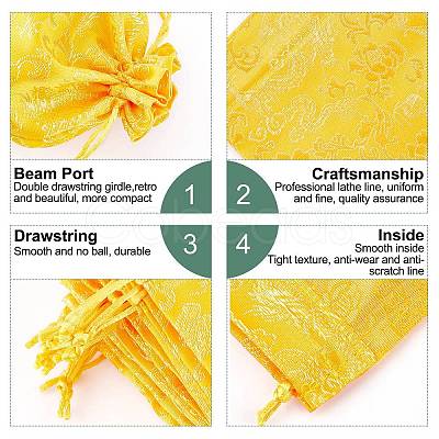 18Pcs 3 Style Cloth Packing Pouches ABAG-PH0001-11A-1