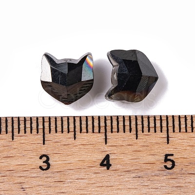 100Pcs Electroplate Glass Beads EGLA-P060-01B-HP02-1