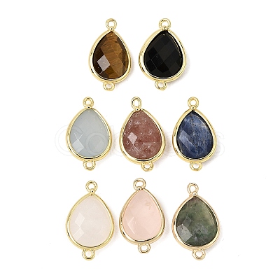 Natural Mixed Gemstone Links connectors G-L514-015-M-1
