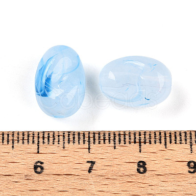 Transparent Acrylic Beads TACR-T028-38I-1