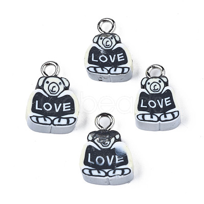 Handmade Polymer Clay Charms CLAY-S096-024-1