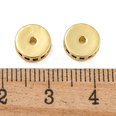 Rack Plating Brass Micro Pave Cubic Zirconia Beads KK-U030-28G-10-1