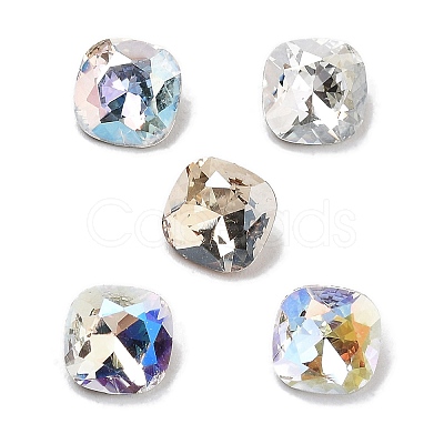 K9 Glass Rhinestone Cabochons GLAA-H034-04B-1