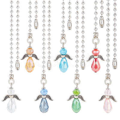 Faceted Glass Ceiling Fan Pull Chain Extenders FIND-AB00003-1