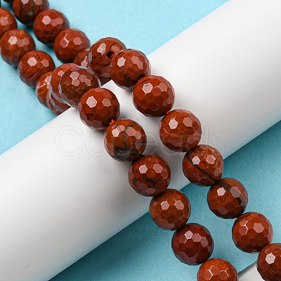 Natural Red Jasper Beads Strands G-E571-43A-1