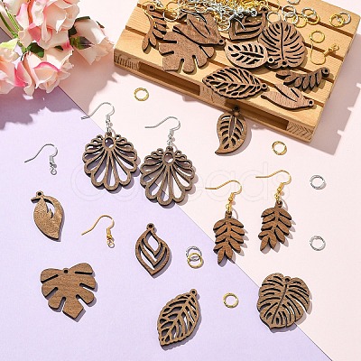 DIY Dangle Earring Kits DIY-YW0012-01A-1