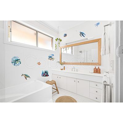 3 Sheets 3 Styles PVC Waterproof Decorative Stickers DIY-WH0404-146-1